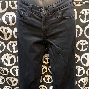 AG ADRIANO GOLDSCHMIED THE STILT SKINNY CIGARETTE BLACK JEANS SZ 26R